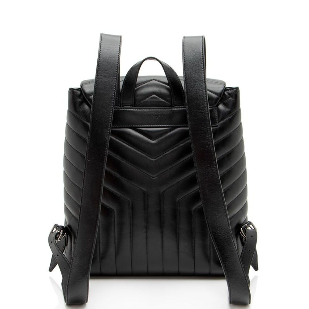 Saint Laurent Matelasse Calfskin Monogram LouLou Medium Backpack - Picture 3 of 15